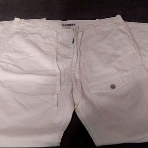 Express, white men cargo pants size32 lenght 30